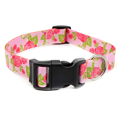 Dog Collar with Fashion Print on 25mm Collar Strap, Adjustable Basic Dog Collar with Neoprene Liner for Your Pets Comfort