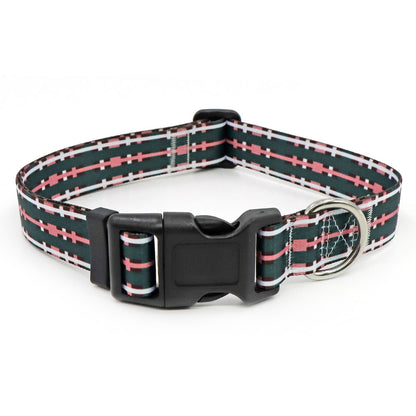 Dog Collar with Fashion Print on 25mm Collar Strap, Adjustable Basic Dog Collar with Neoprene Liner for Your Pets Comfort